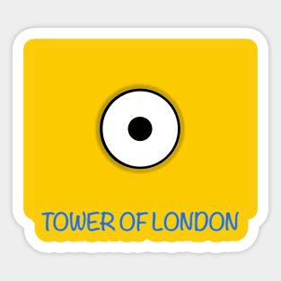 MINI YELLOW LONDON Sticker